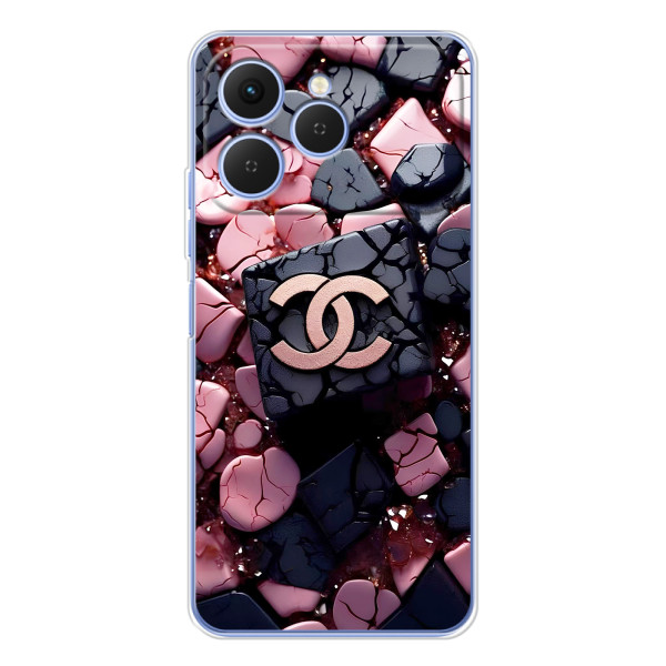 Чохол (Dior, Prada, YSL, Chanel) для Tecno Spark 40 – Шанель