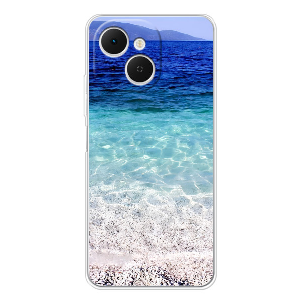 Силиконовый чехол с КАРТИНКАМИ лето для TECNO Spark 40C (AlphaPrint)
