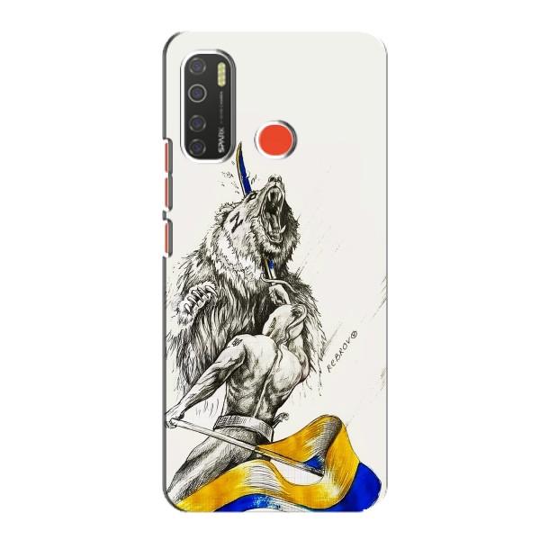 Чохли (Доброго вечора, ми за України) для ТЕКНО Спарк 5 Про (AlphaPrint) – Перемога