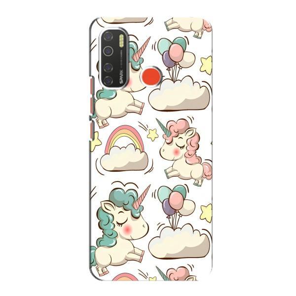 Чехол для Техно Спарк 5 Про - (Единорожки - Новинки) (AlphaPrint) – Единорожки