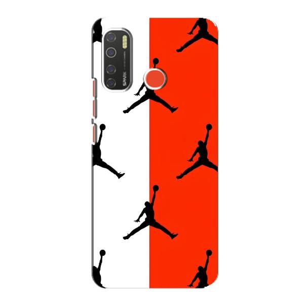 Чехлы для TECNO Spark 5 - с картинкой JORDAN (AlphaPrint) – Лого Джордан