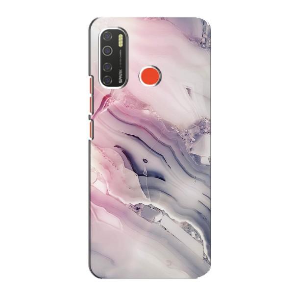 Мраморный чехол на TECNO Spark 5 (VPrint) – Пурпурный Мрамор