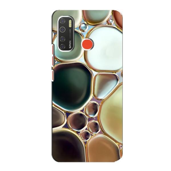 Мраморный чехол на TECNO Spark 5 (VPrint) – Радужный Мрамор