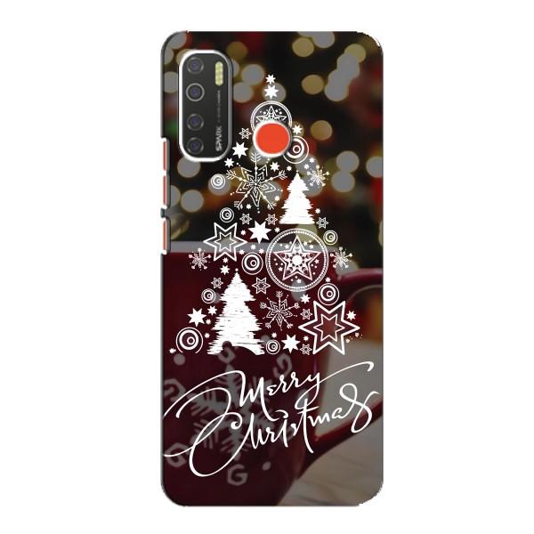 Різдвяні Чохли для TECNO Spark 5 (VPrint) – Ялинка яскрава
