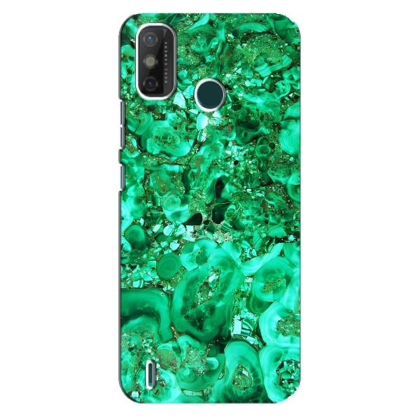 Мраморный чехол на TECNO Spark 6 GO (KE5) (VPrint) – Салатный Мрамор