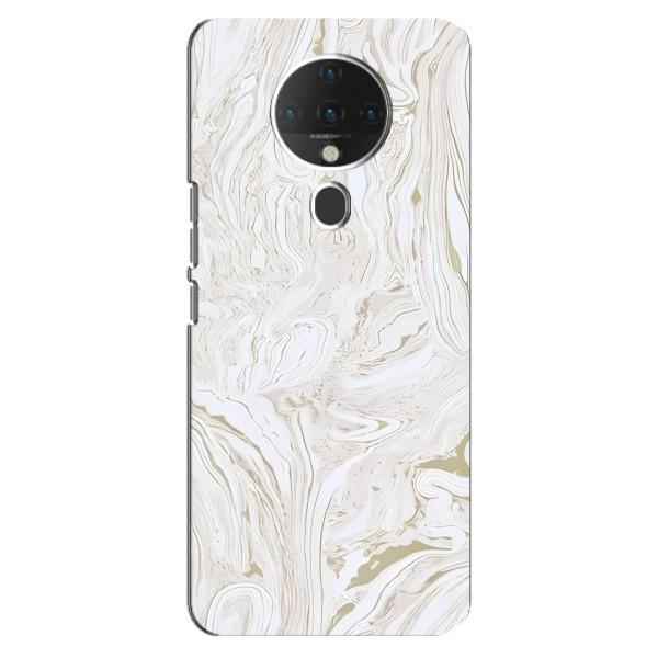 Мраморный чехол на TECNO Spark 6 (VPrint) – Белый мрамор