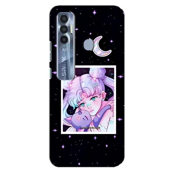 Чехлы Персонажи Аниме Наруто для TECNO Spark 7 Pro (AlphaPrint) – Сейлор Мун