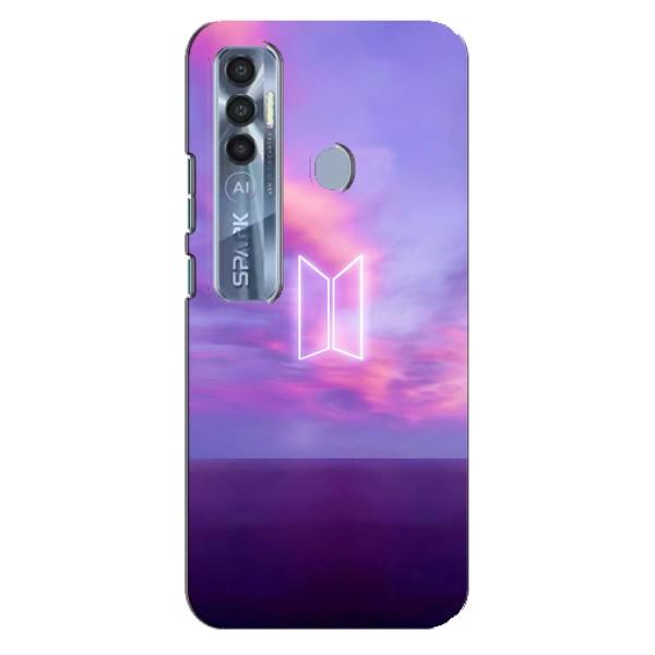 Чехлы BTS для TECNO Spark 7 Pro (AlphaPrint) – BTS логотип