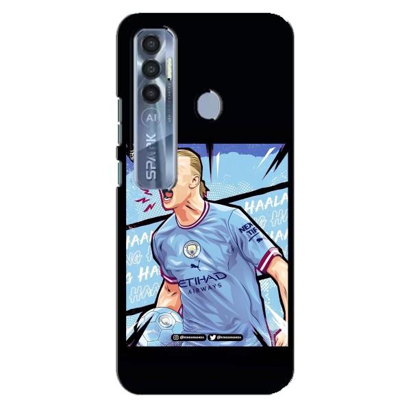 Чехлы с футболистом Ерлинг Холанд для TECNO Spark 7 Pro (AlphaPrint) – гол Эрлинг Холланд