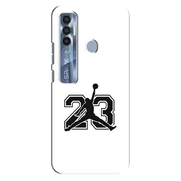 Чехлы для TECNO Spark 7 Pro - с картинкой JORDAN (AlphaPrint) – Jordan 23