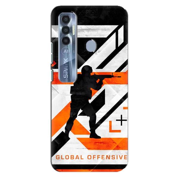 Чехлы с тематикой Киберспорт для TECNO Spark 7 Pro (VPrint) – Cs:Go