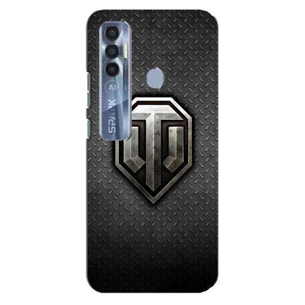 Чехлы с тематикой Киберспорт для TECNO Spark 7 Pro (VPrint) – Лого Tanks