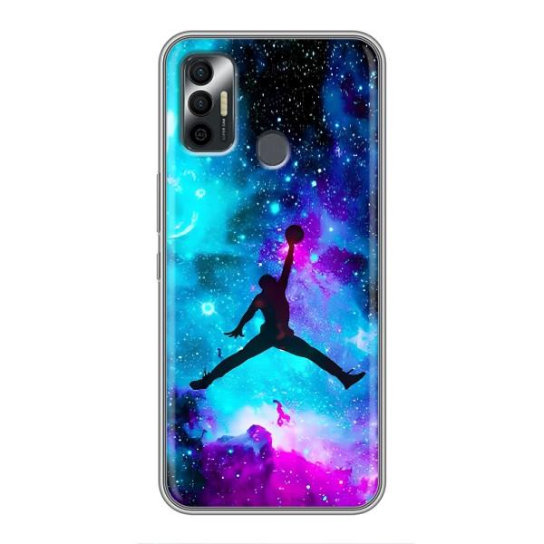 Чехлы для TECNO Spark 7P - с картинкой JORDAN (AlphaPrint) – Яркий Джордан