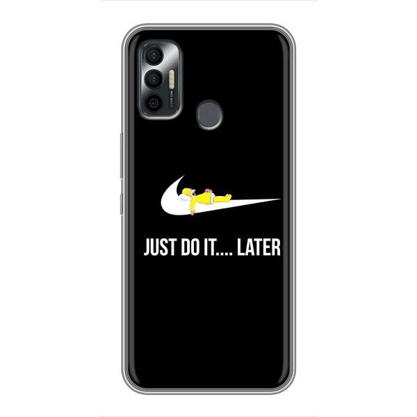 Чохол з логтипом Найк на TECNO Spark 7P – Nike just do it