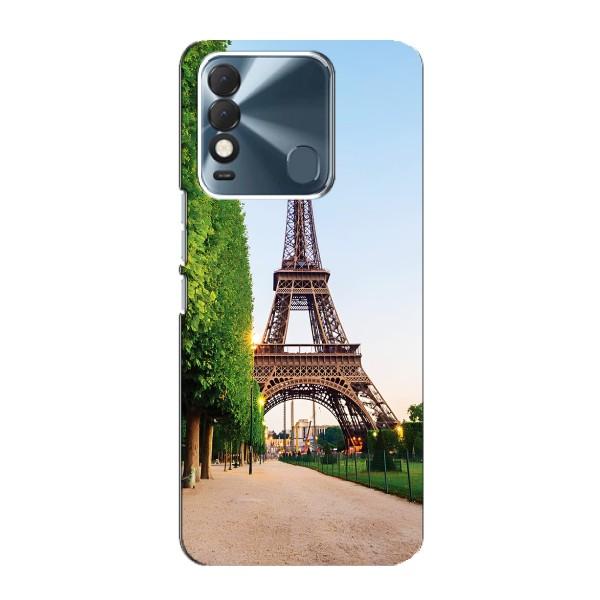 Чехол Эйфелева Башня для TECNO Spark 8 - (AlphaPrint) – Дорога в Париж
