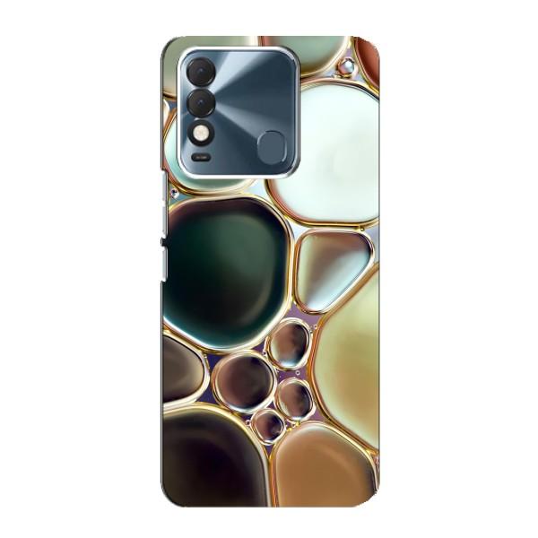 Мраморный чехол на TECNO Spark 8 (VPrint) – Радужный Мрамор