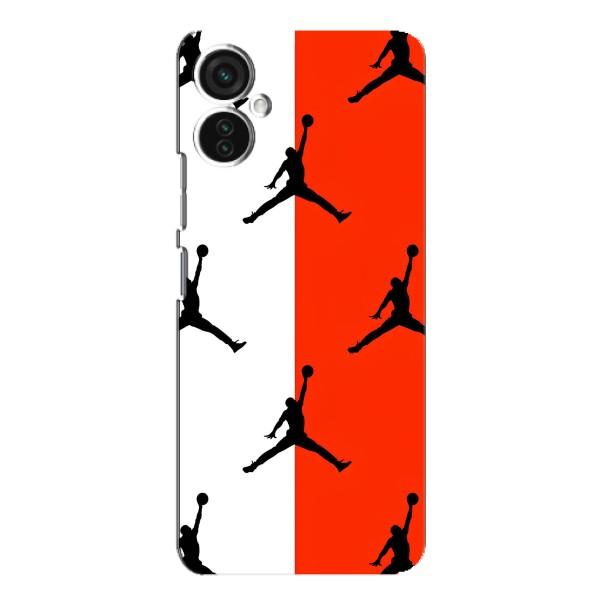 Чохли для TECNO Spark 9 Pro - з картинкою JORDAN (AlphaPrint) – Лого Джордан