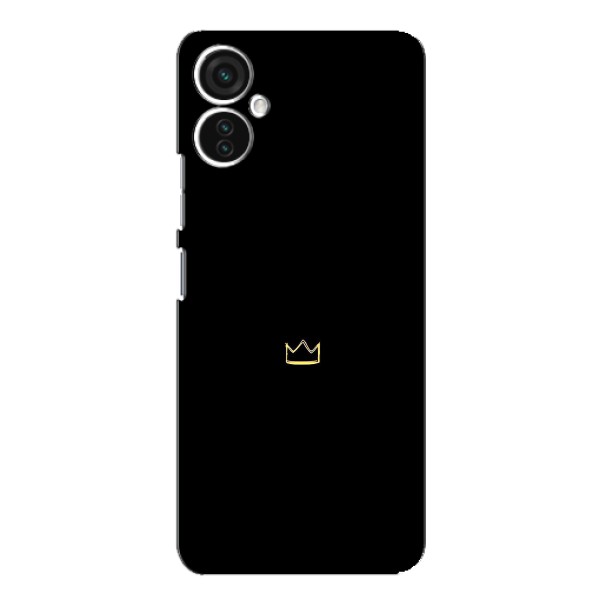 Чехол (Корона на чёрном фоне) для Техно Спарк 9 про – Мини корона
