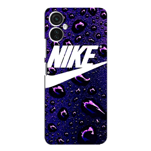 Чехол с логотипом Найк на TECNO Spark 9 Pro – Найк на фиолетовом