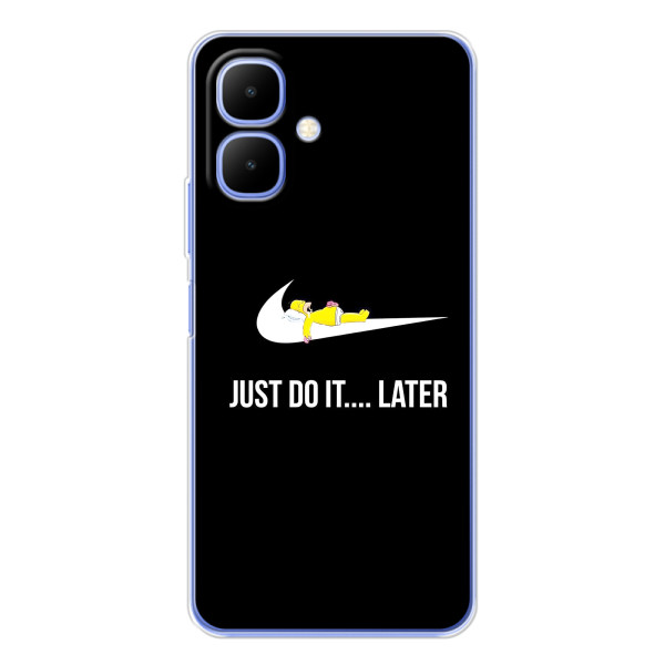 Чехол с логотипом Найк на Tecno Spark Go 2 – Nike just do it