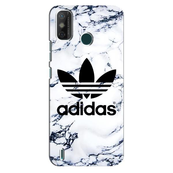Чехлы Адидас для TECNO Spark GO (2020) (AlphaPrint) – Адидас на мраморе