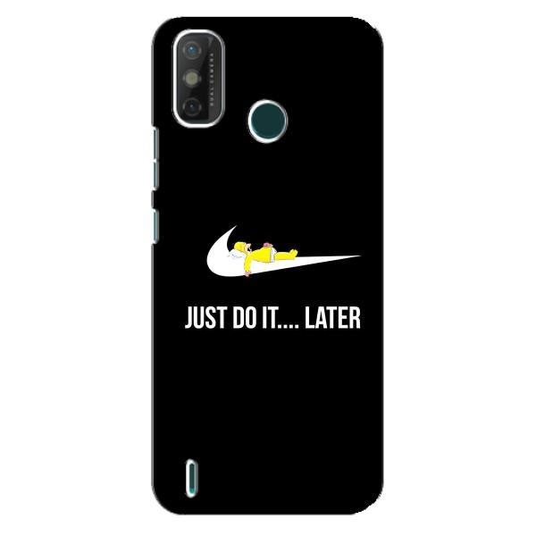 Чехол с логотипом Найк на TECNO Spark GO (2020) – Nike just do it