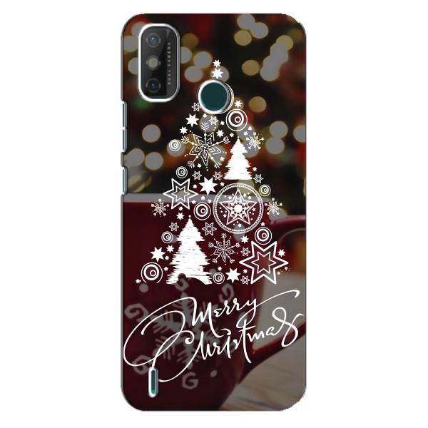 Різдвяні Чохли для TECNO Spark GO (2020) (VPrint) – Ялинка яскрава
