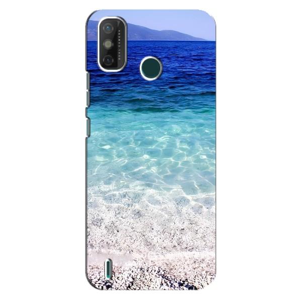 Силиконовый чехол с КАРТИНКАМИ лето для TECNO Spark GO (2020) (AlphaPrint) – Море