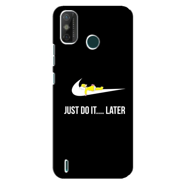 Чехол с логотипом Найк на TECNO Spark GO (2021) – Nike just do it