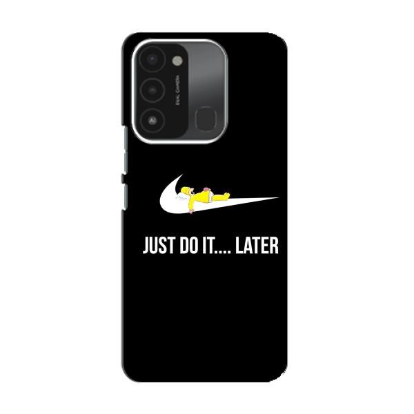 Чехол с логотипом Найк на TECNO Spark GO (2022) – Nike just do it