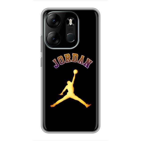 Чехлы для Tecno Spark Go 2023 (BF7) - с картинкой JORDAN (AlphaPrint) – Jordan Gold