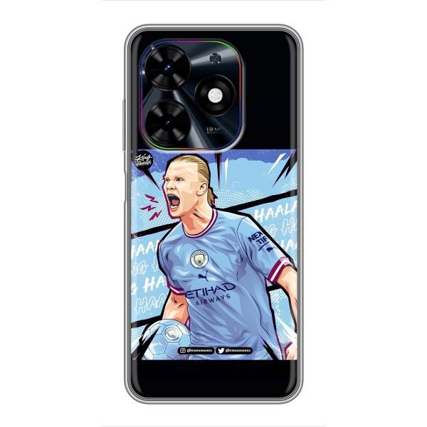 Чехлы с футболистом Ерлинг Холанд для Tecno Spark Go 2024 (BG6) (AlphaPrint) – гол Эрлинг Холланд