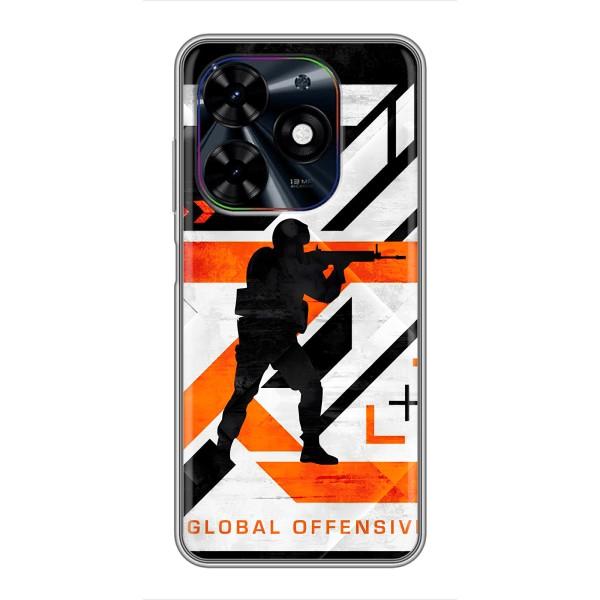 Чохли з тематикою Кіберспорт для Tecno Spark Go 2024 (BG6) (VPrint) – Cs:Go