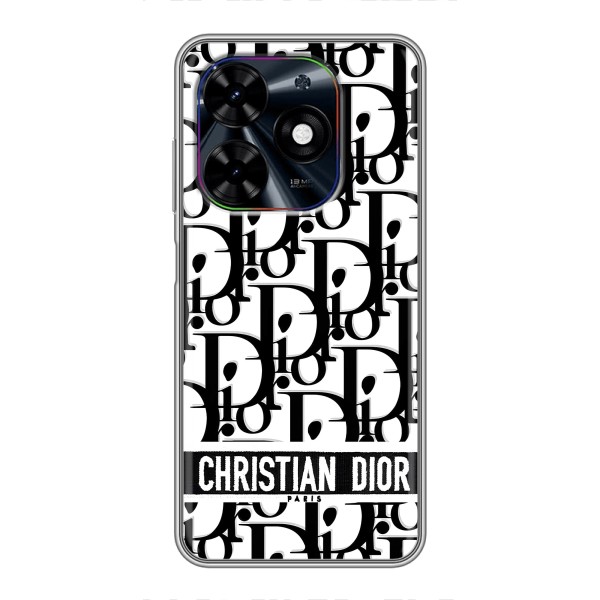 Чехол (Dior, Prada, YSL, Chanel) для Tecno Spark Go 2024 (BG6) – Christian Dior