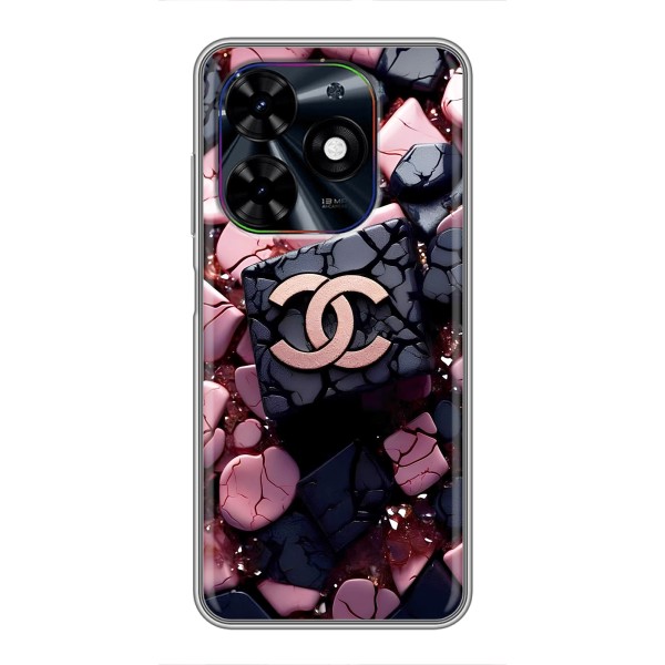 Чехол (Dior, Prada, YSL, Chanel) для Tecno Spark Go 2024 (BG6) – Шанель