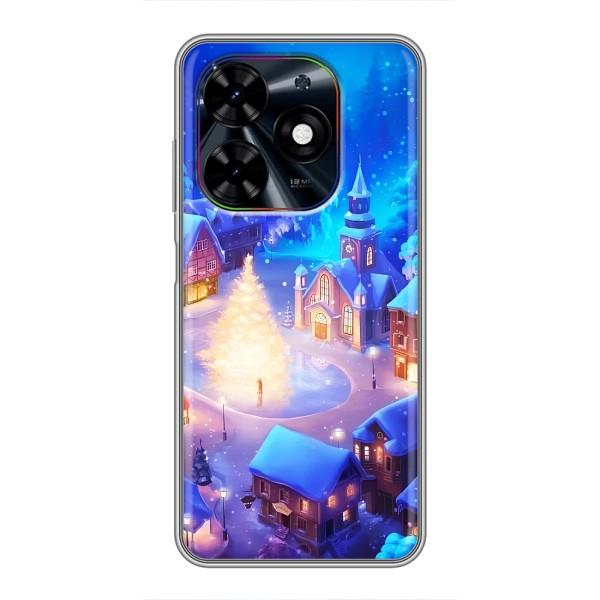Різдвяні Чохли для Tecno Spark Go 2024 (BG6) (VPrint) – Різдвяне місто