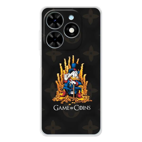 Чехли для Tecno Spark Go 2025 - Скрудж МакДак Louis Vuitton (PREMIUMPrint) – Король грошей