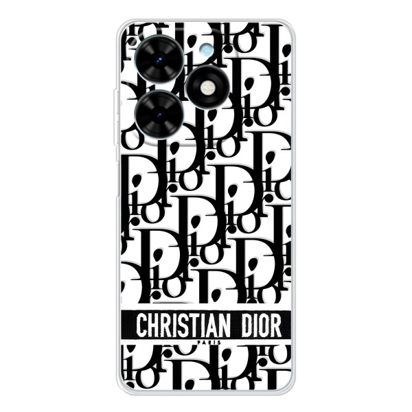 Чохол (Dior, Prada, YSL, Chanel) для Tecno Spark Go 2025 – Christian Dior