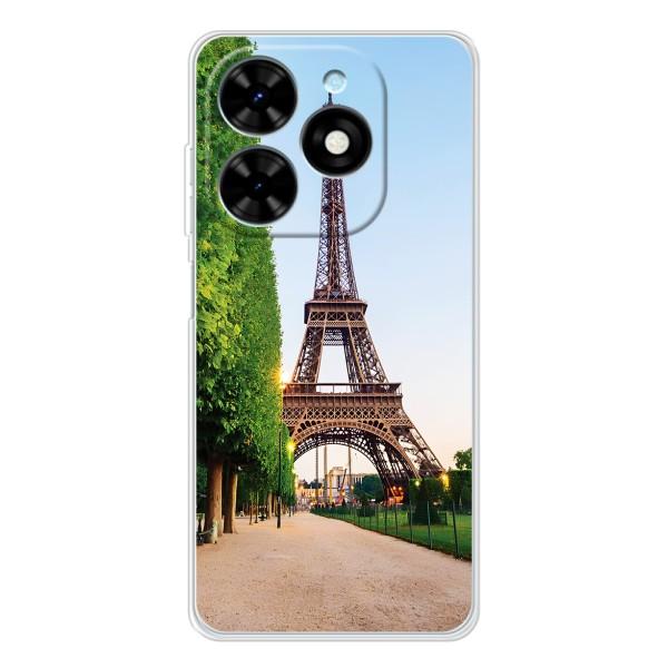Чехол Эйфелева Башня для Tecno Spark Go 2025 - (AlphaPrint)