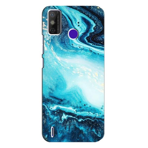 Мраморний чехол на TECNO Spark Power 2 (LC8) (VPrint) – Блакитний мрамор