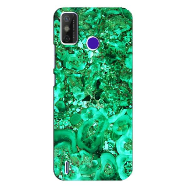 Мраморний чехол на TECNO Spark Power 2 (LC8) (VPrint) – Салатовий Мрамор