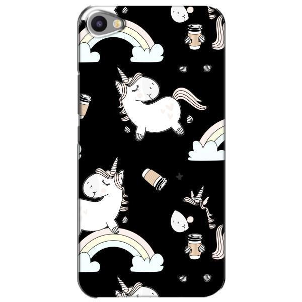 Чехол Unicorn на Meizu U20 – Единорог с кофе