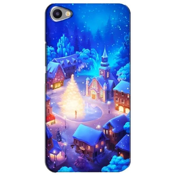 Рождественские Чехлы для Meizu U20 (VPrint) – Рождественский город