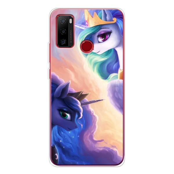Чехол Unicorn на Ulefone Note 10 – Единорожки на тучках