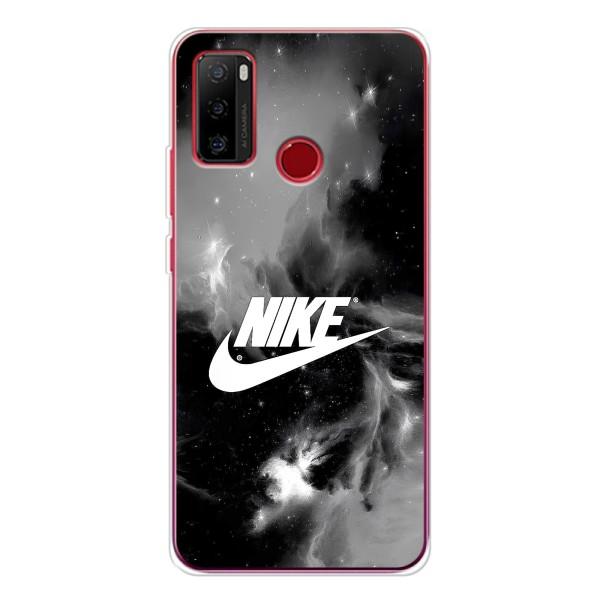 Чехол с логотипом Найк на Ulefone Note 10 – Найк дымчатый