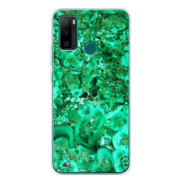 Мраморный чехол на Ulefone Note 10P (VPrint) – Салатный Мрамор