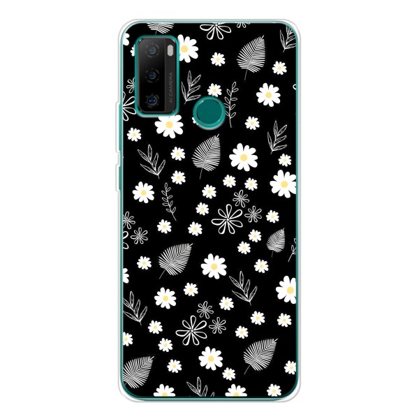 Чехлы с тематикой "ЦВЕТЫ" на Ulefone Note 10P – цветение на чорном