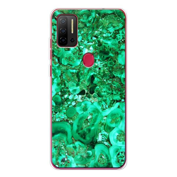 Мраморный чехол на Ulefone Note 11P (VPrint) – Салатный Мрамор