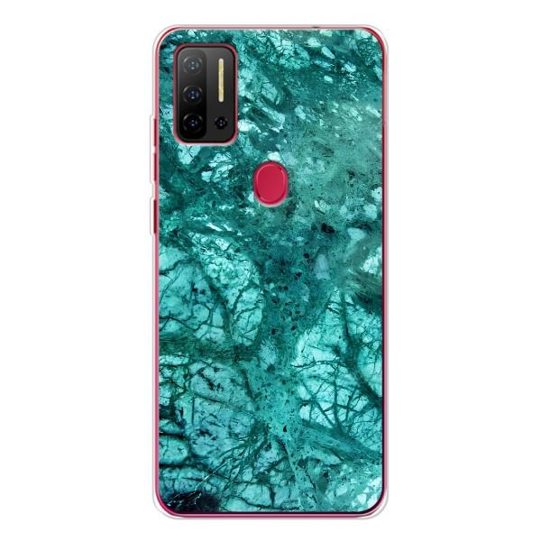 Мраморный чехол на Ulefone Note 11P (VPrint) – Зеленый мрамор