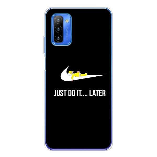 Чехол с логотипом Найк на Ulefone Note 12 – Nike just do it